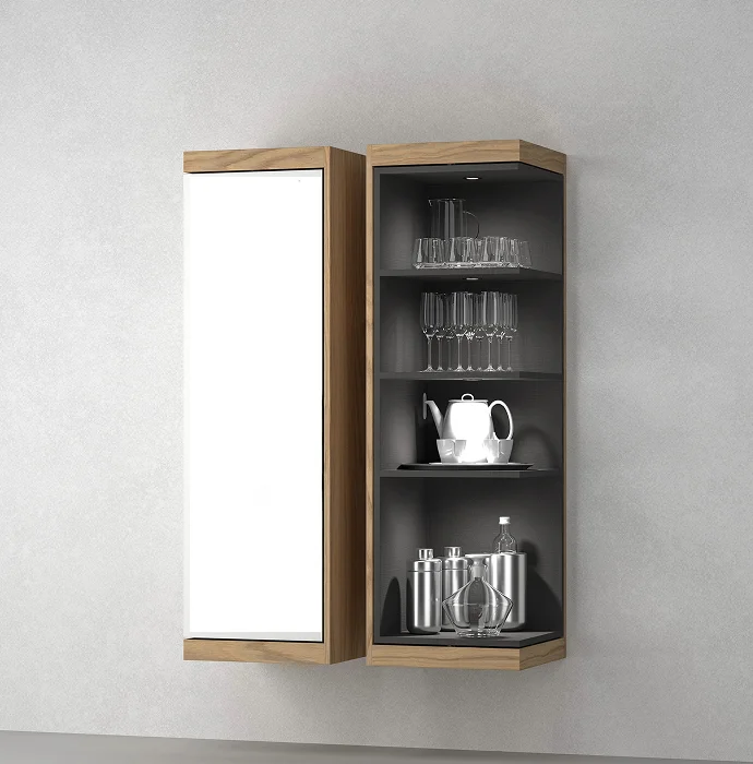 herraje pivotante para mueble giratorio para cocina y baño