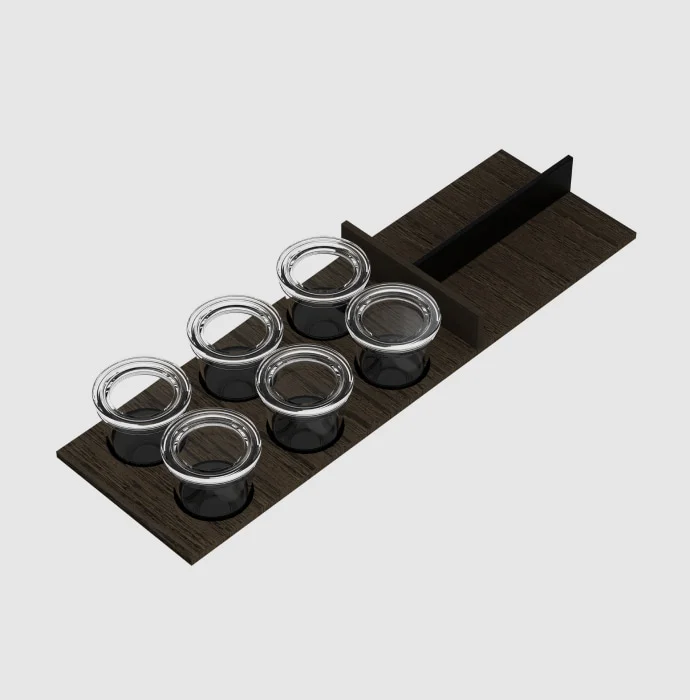 porta especias cristal especiero para cubertero cajon cocina FILO