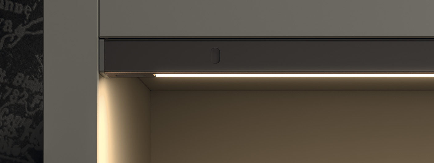 regleta LED encastre armario cocina interior KITON