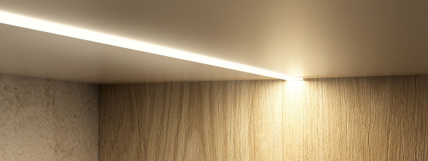 tira LED empotrada mueble cocina KENDO encastre