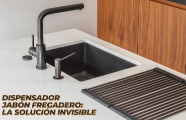 4 Dispensadores de jabón fregadero para combinar con tu grifo